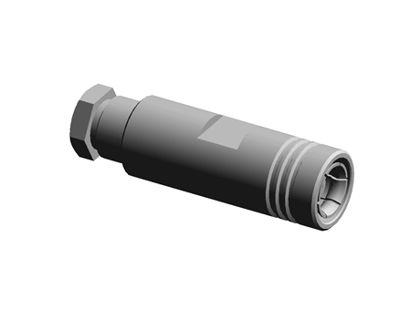 Radiall Cable Mount SMB Connector, 50Ω Impedance, Clamp Termination, RG174, RG179, RG187, RG188, RG316 cable type