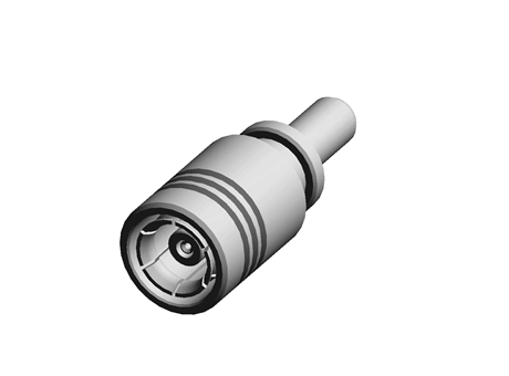 Radiall Cable Mount SMB Connector, 50Ω Impedance, Crimp Termination, RG179, RG187, RG188, RG316 cable type