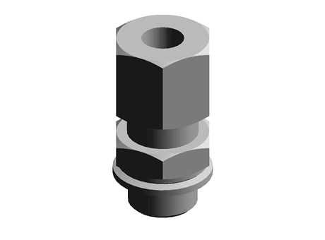 Legris 6mm x 1/8 in BSPP Male Straight Coupler Brass Compression Fitting