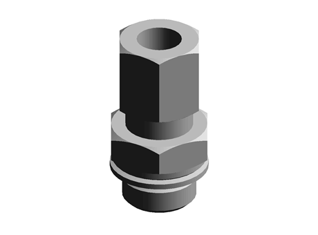 Legris 8mm x 1/4 in BSPP Male Straight Coupler Brass Compression Fitting