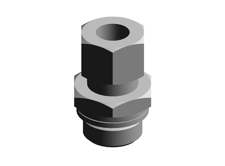 Legris 12mm x 1/2 in BSPP Male Straight Coupler Brass Compression Fitting