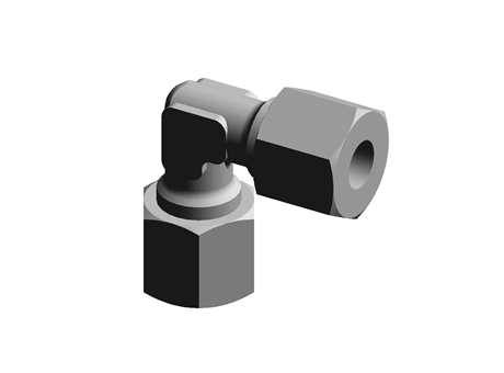 Legris 6mm 90° Equal Elbow Brass Compression Fitting