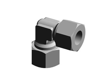 Legris 12mm 90° Equal Elbow Brass Compression Fitting