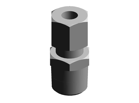 Legris 6mm x 1/4 in BSPT Male Straight Coupler Brass Compression Fitting