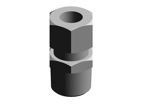 Legris 12mm x 1/2 in BSPT Male Straight Coupler Brass Compression Fitting