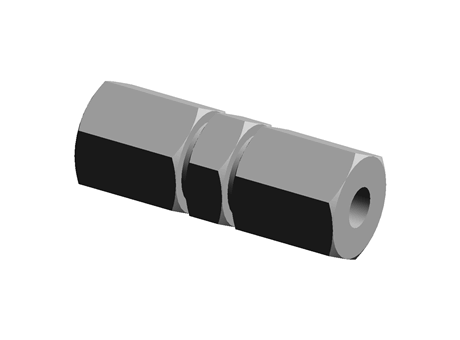 Legris 4mm Straight Equal End Coupler Brass Compression Fitting