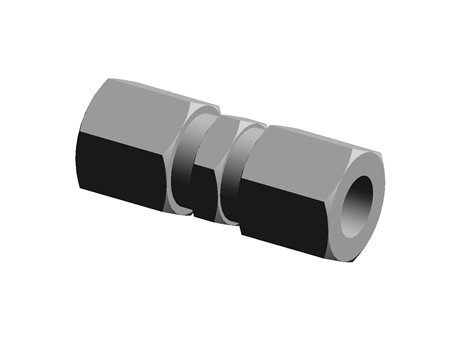 Legris 8mm Straight Equal End Coupler Brass Compression Fitting