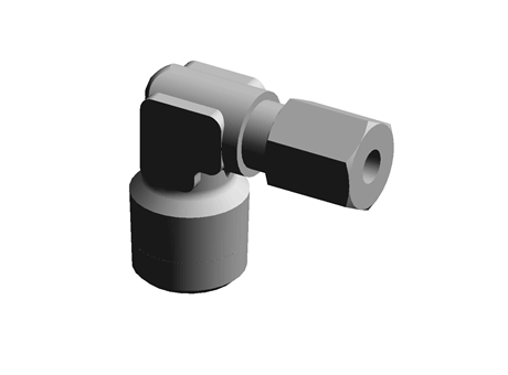 Legris 4mm x 1/4 in BSPT Male 90° Elbow Brass Compression Fitting