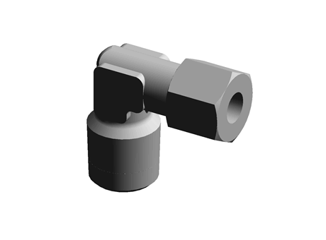 Legris 6mm x 1/4 in BSPT Male 90° Elbow Brass Compression Fitting
