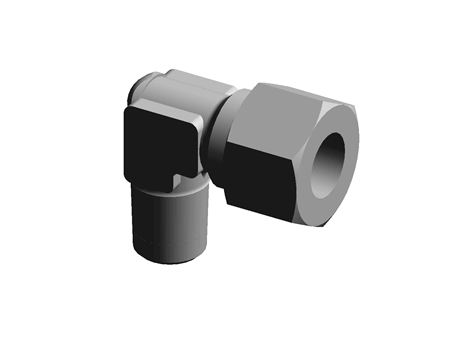 Legris 12mm x 1/4 in BSPT Male 90° Elbow Brass Compression Fitting