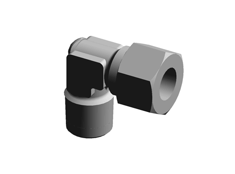Legris 12mm x 3/8 in BSPT Male 90° Elbow Brass Compression Fitting