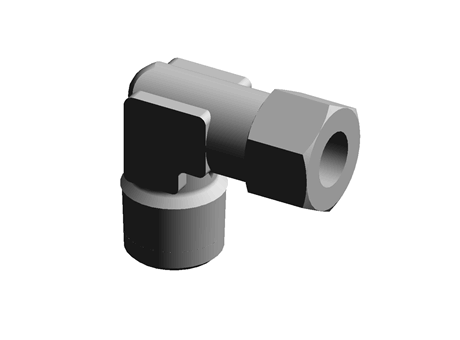 Legris 12mm x 1/2 in BSPT Male 90° Elbow Brass Compression Fitting