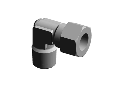 Legris 16mm x 1/2 in BSPT Male 90° Elbow Brass Compression Fitting