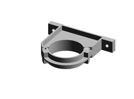 Polypropylene pipe clip,3in