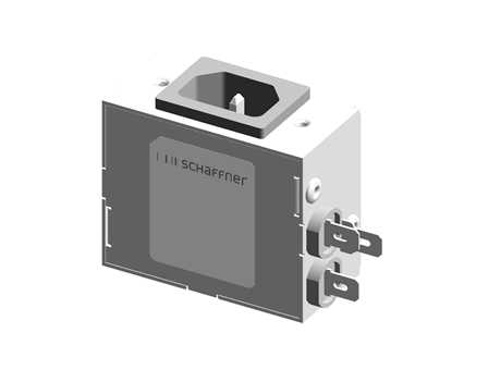 Schaffner,10A,250 V ac Male Panel Mount IEC Filter FN9246-10-06,Faston