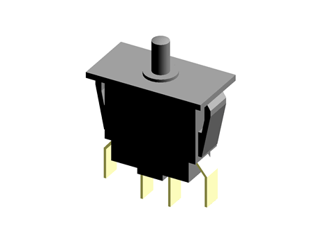 Door Interlock Micro Switch Plunger, DPDT-NO 16 A @ 250 V ac, -25 → +85°C
