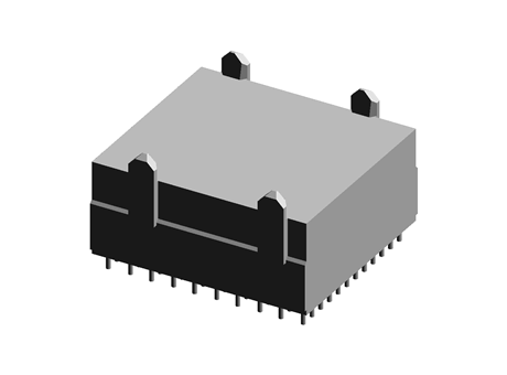 Amphenol FCI Airmax VS Series 2mm Pitch High Speed Backplane Connector, Female, Straight, 10 Column, 12 Row, 120 Way