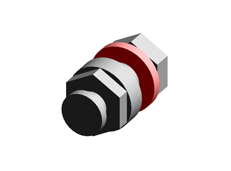 AMPLIMITE locking post kit, 4-40,10.41mm
