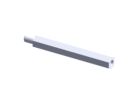 Brass Hex Threaded Standoff Male/Female, 60mm, M5 x M5