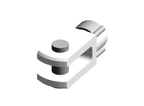 Igus GERMF Series Clevis, For Use With Pneumatic cylinder and linkage