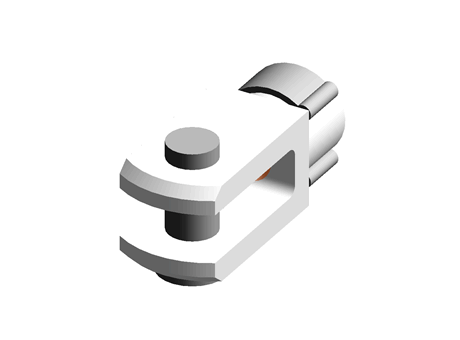 Igus GERMF Series Clevis, For Use With Pneumatic cylinder and linkage