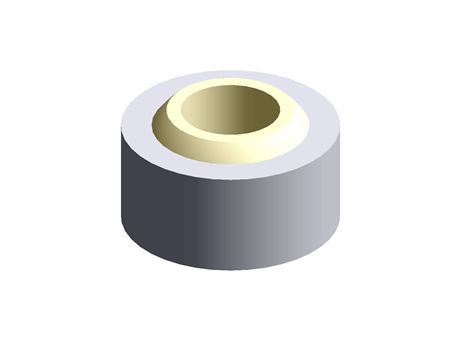 Cuscinetto sferico Igus, foro da 10mm, Ø esterno 22mm, carico statico assiale 1400N, radiale 4000N
