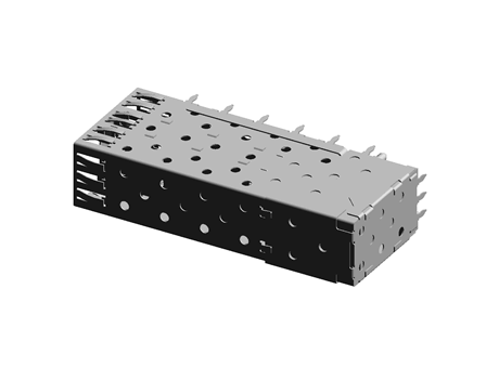 Molex 75462 Series, 2 Port 40 Way Male Stacked SFP Connector