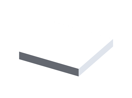 Essentra Square Polyethylene (PE) Non Slip Pad 25.4mm width x 25.4mm length x 3.2mm height