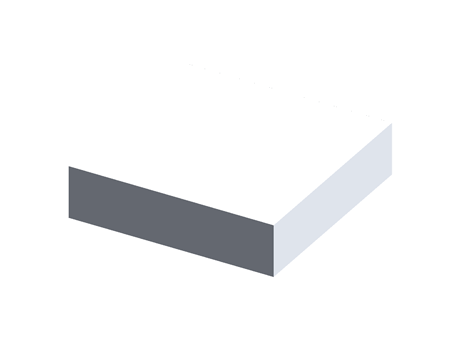 Essentra Square Polyethylene (PE) Non Slip Pad 12.7mm width x 12.7mm length x 3.2mm height
