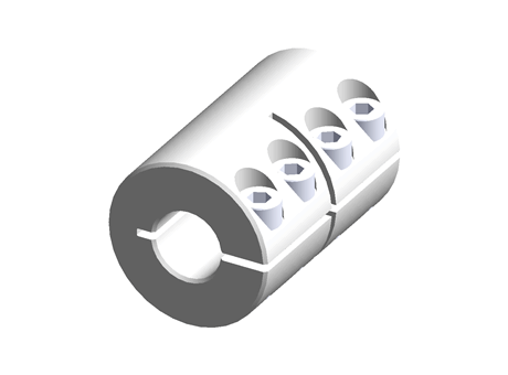Ruland One Piece Rigid Shaft Coupling MCLX-14-14-F