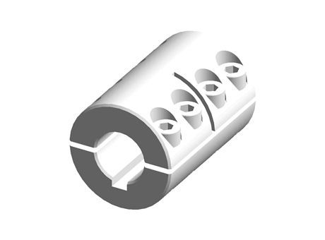 Ruland Two Piece Rigid Shaft Coupling MSPC-16-16-F