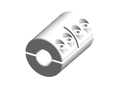Ruland Two Piece Rigid Shaft Coupling MSPX-14-14-F