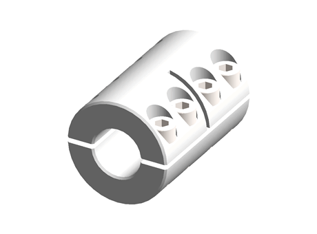 Ruland Two Piece Rigid Shaft Coupling MSPX-16-16-F