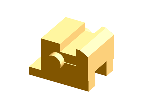 Fixing brackets for shell housing C