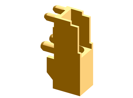 Harting Har-Bus HM Series PCB Guide Socket for use with Backplane Connector