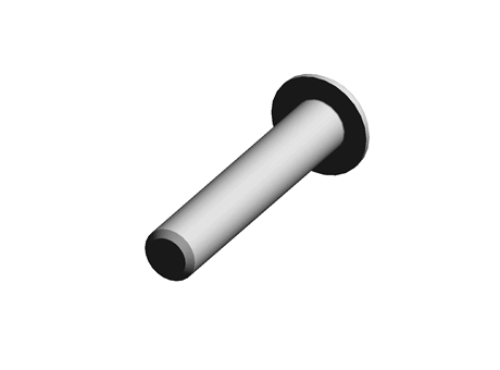 10/24 X 1 Button Socket Cap Screw Plain