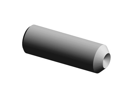 1/4-28 X 3/4 Socket Set Screw-Cup Point