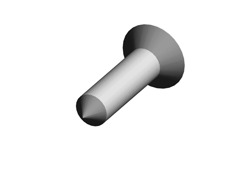 #5 X 1/2 Phillips Flat Wood Screw Zinc