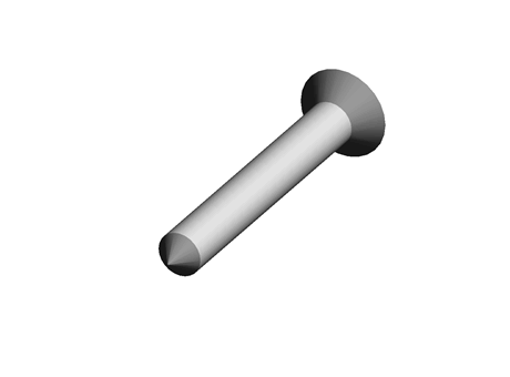#6 X 1 Phillips Flat Wood Screw Zinc