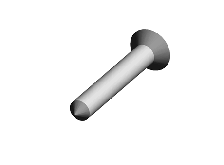 #7 X 1 Phillips Flat Wood Screw Zinc