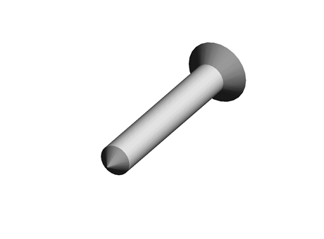 #4 X 3/4 Phillips Flat Wood Screw Zinc
