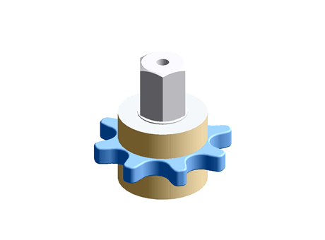 Chain pinion
