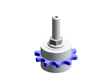 Chain pinion