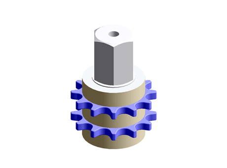 Chain pinion
