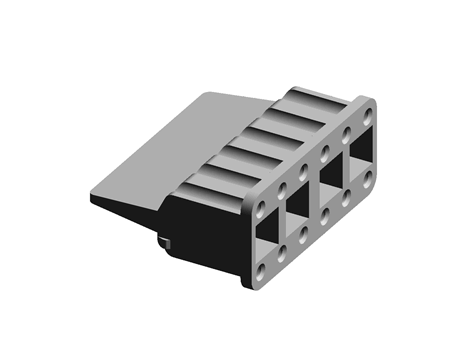 Amphenol ATM Series Male 12 Way Wedgelock Plug for use with ATM Series Connectors