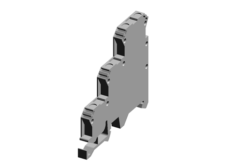 3 IN 1 OUT FEEDTHROUGH TERMINAL
