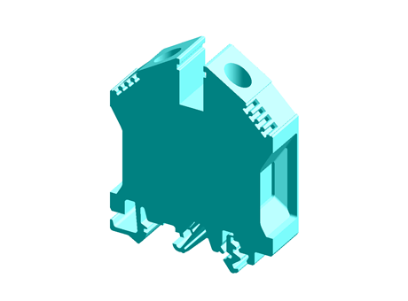 DIN RAIL TERMINAL 35MM BEIGE