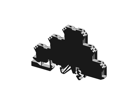 2.5MM TRIPLE LEVEL FEEDTHROUGH TERMINAL