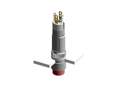 Actuator, Ø 8 mm, Ø 9 mm, illuminative,