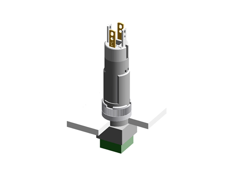 Actuator, Ø 8 mm, 9 mm x 9 mm, illuminat